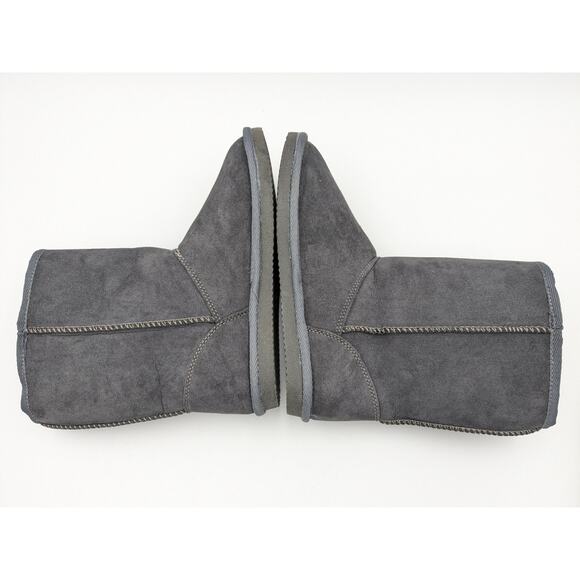 Harper Canyon Girls Winter Snow Boots Pull-On Faux Fur Lined Gray Size 3 EU18.5 - Picture 7 of 14